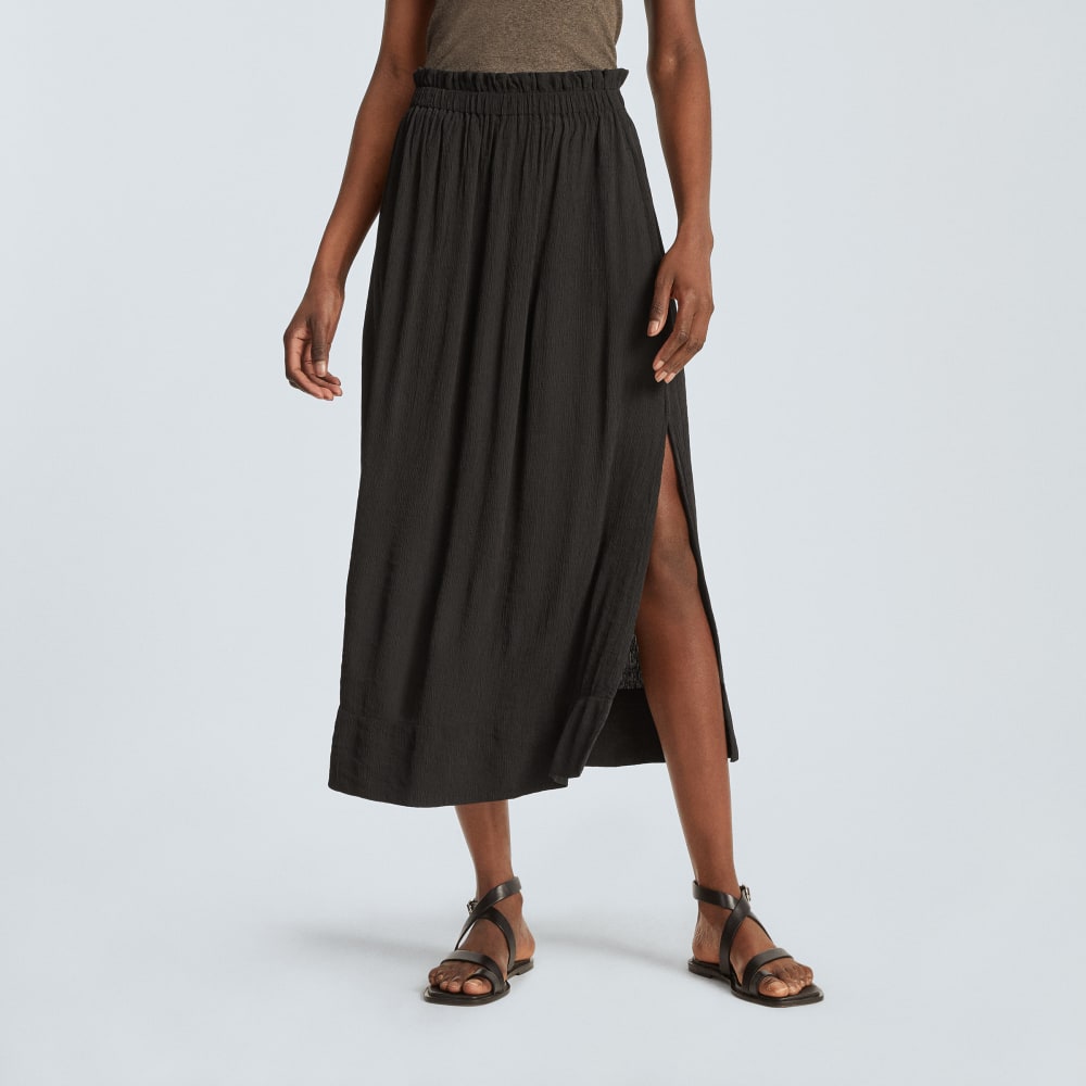 The Naia™ Ripple Skirt in Black — alternate view