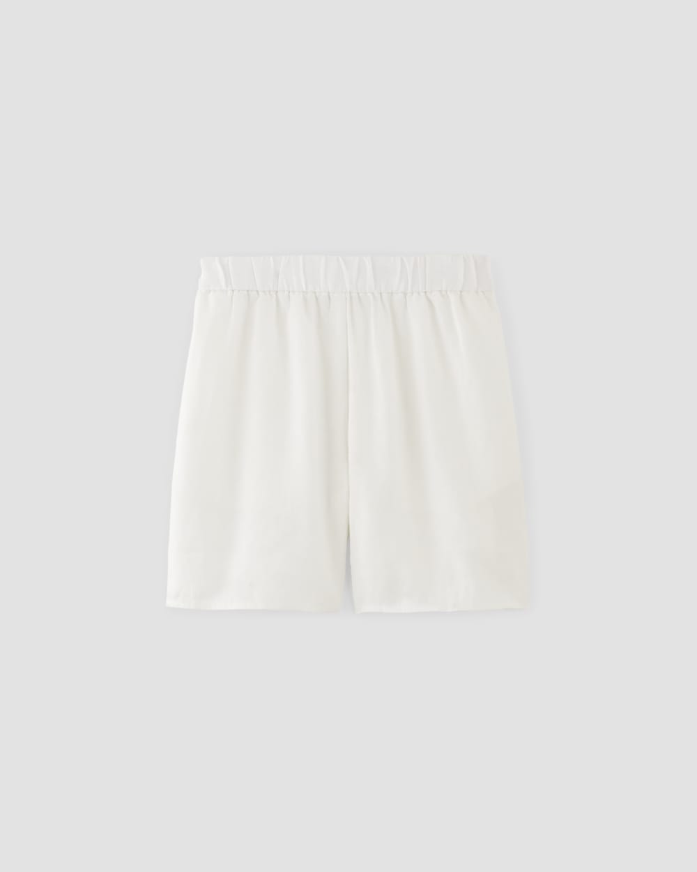 The Linen Easy Short in White — alternate view