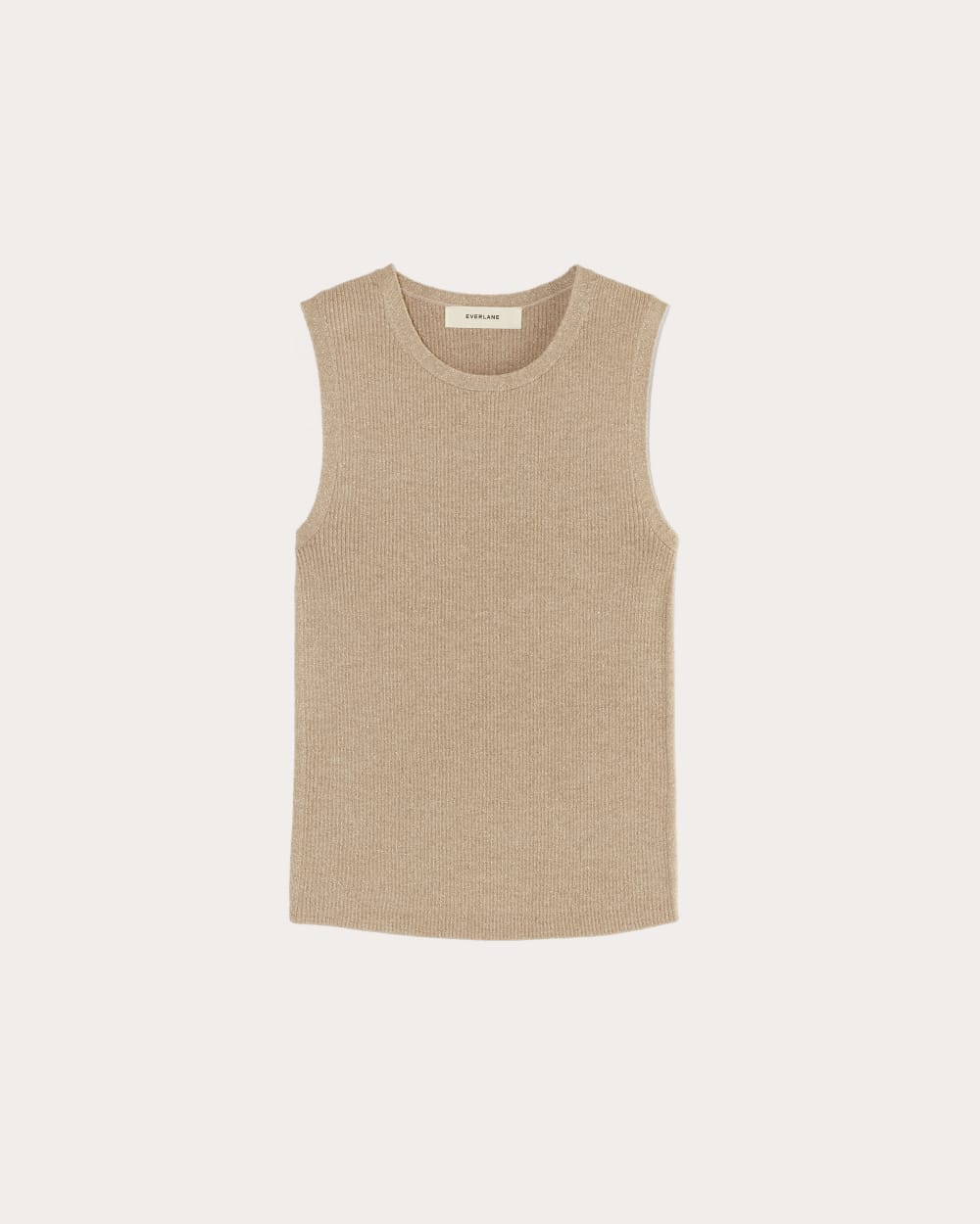 The Tank in Lurex Merino in Gold — alternate view
