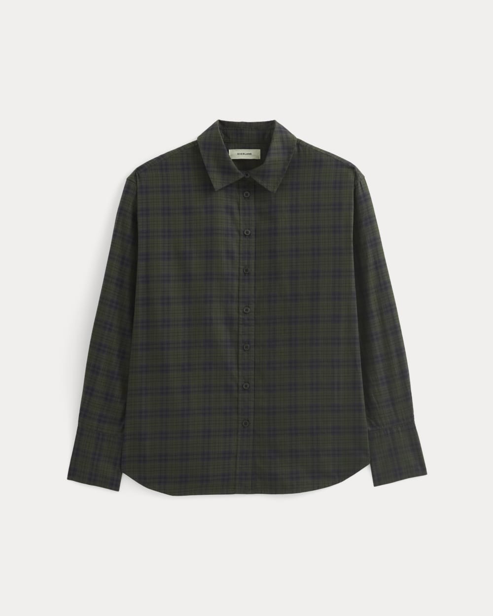 Everyday Shirt in Silky Cotton in Duffle Bag Plaid — alternate view