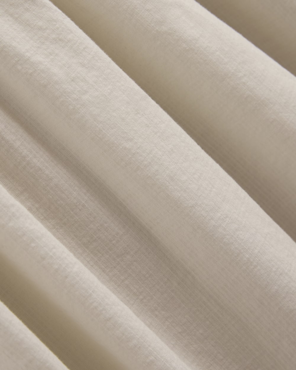 Gauze Smocked Mini Dress in Birch — detail view