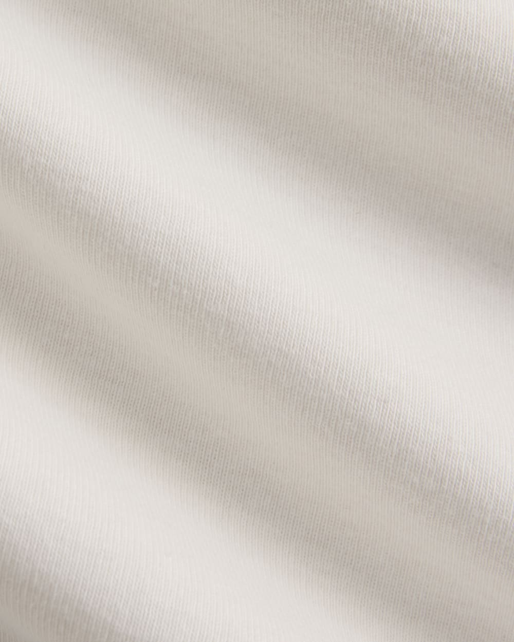 RetroSoft Cotton One-Shoulder Tank in Bone — detail view