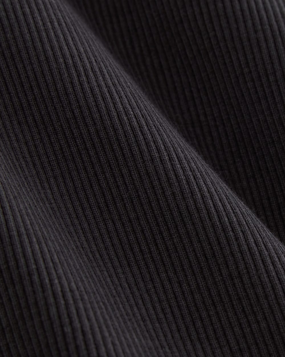 The Selfie Cardigan in Black — detail view