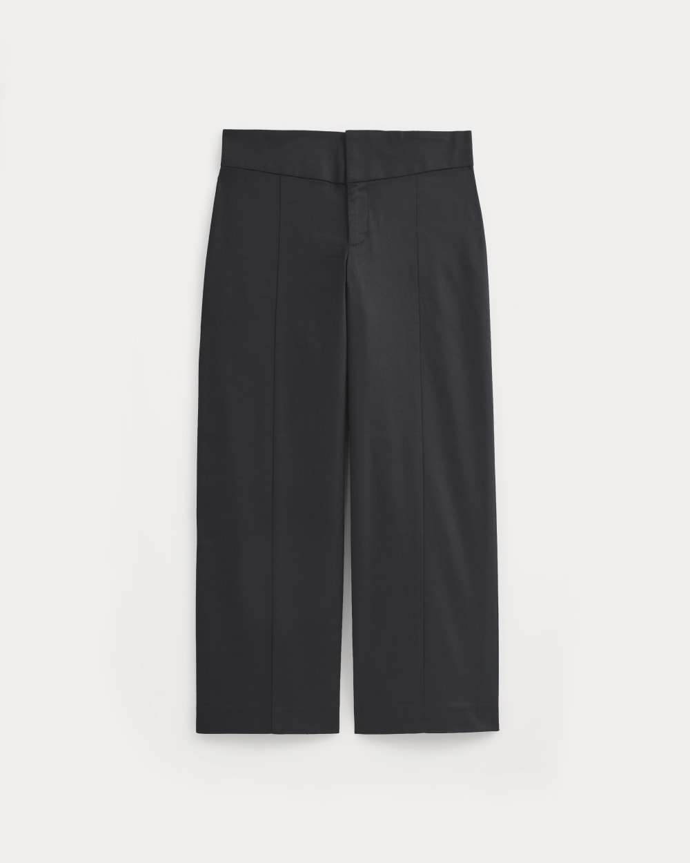 Tailored Drape Seam Pant in Black — alternate view