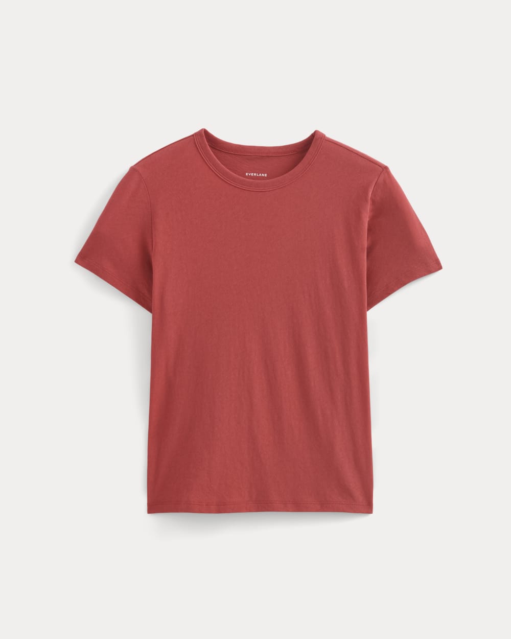 The Slim Air Tee in Vintage Red — alternate view