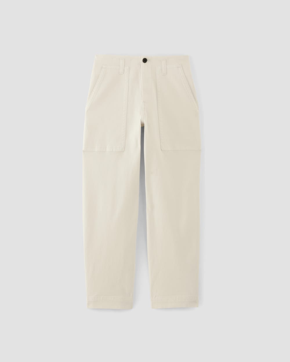 The Organic Utility Pant in Bone — alternate view
