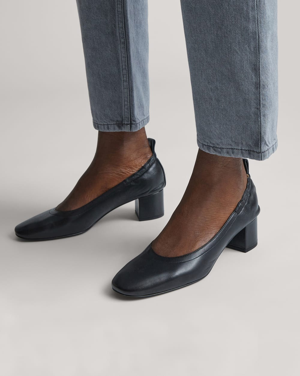 The Day Heel in Narrow Fit in Black — alternate view