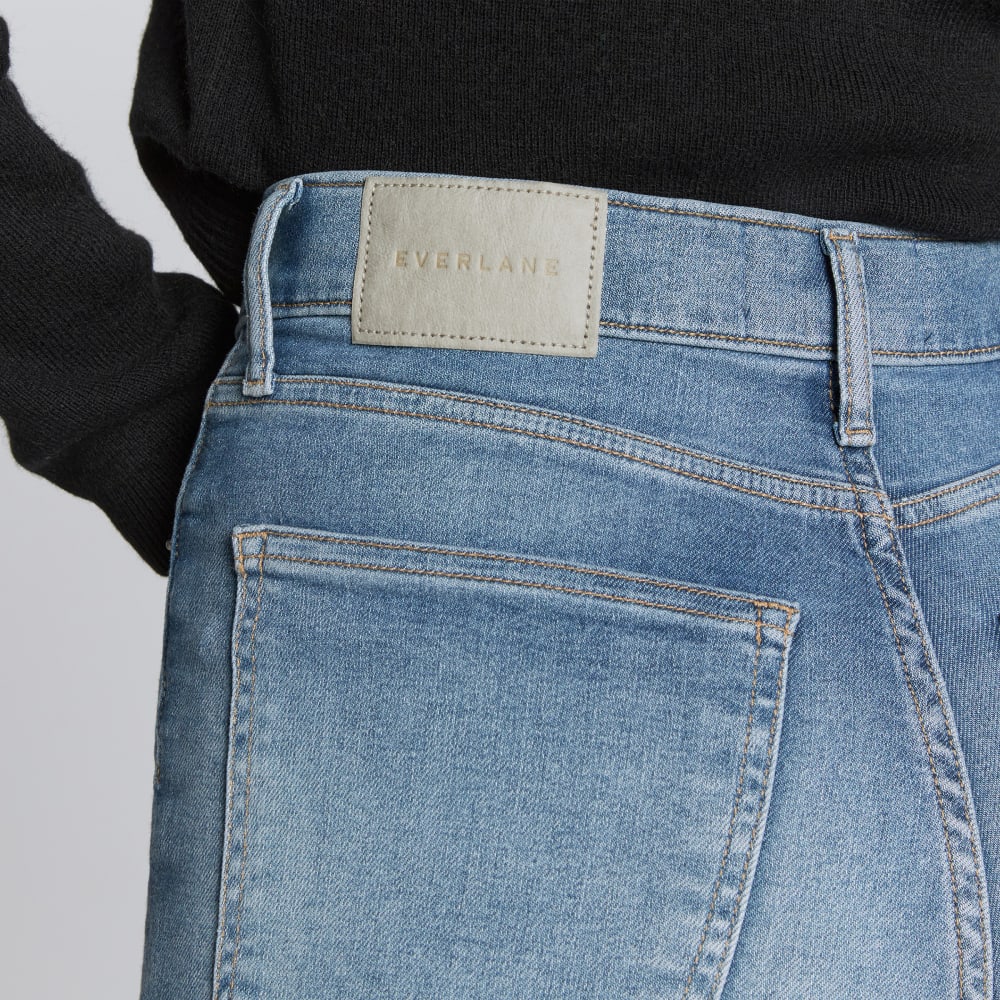 The Way-High® Skinny Jean in Faded Blue — detail view