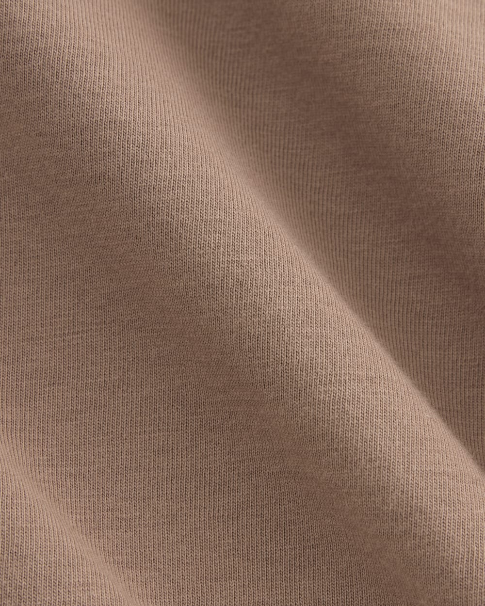 The Essential Square-Neck Tank in Mocha — detail view