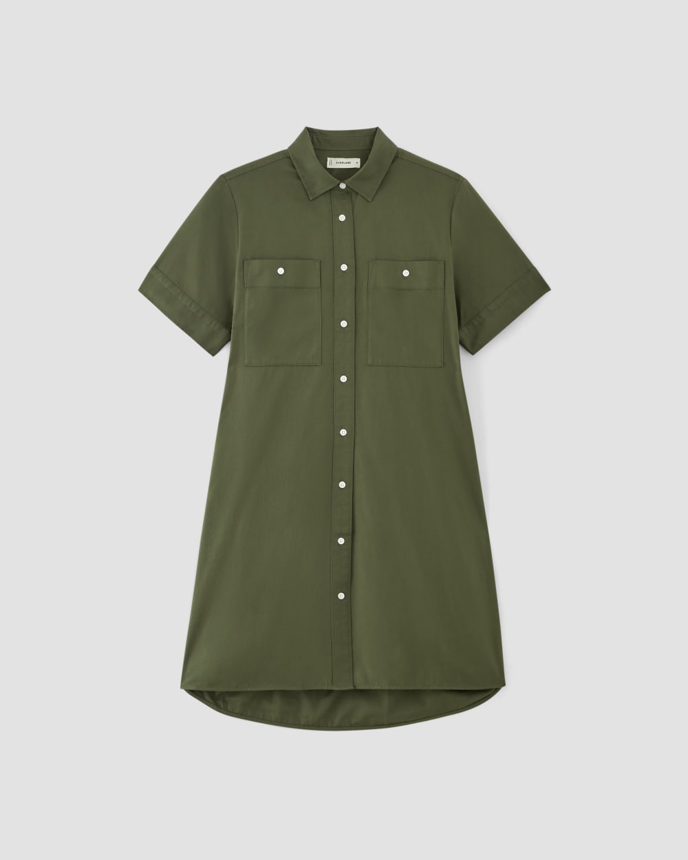 The Daytripper Dress in Military Olive — alternate view