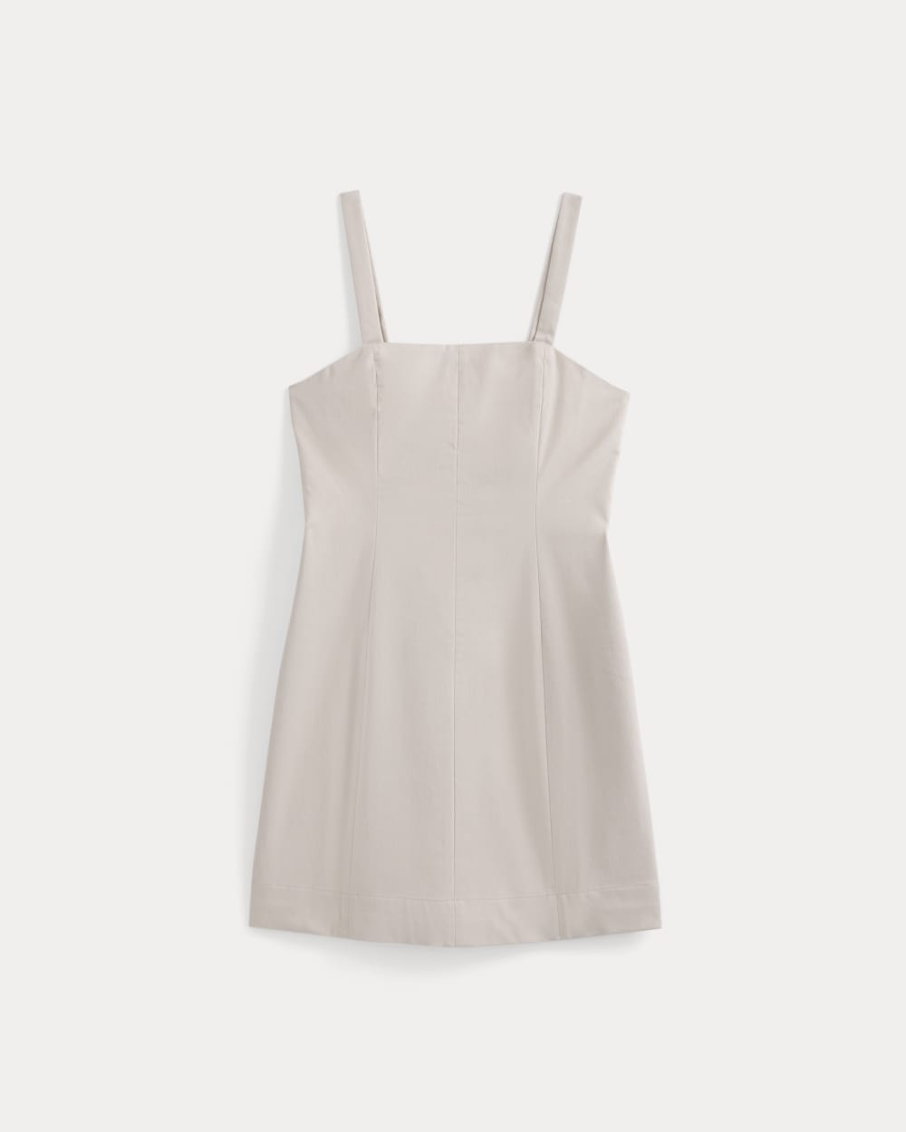 Seamed Mini Dress in Peyote — alternate view