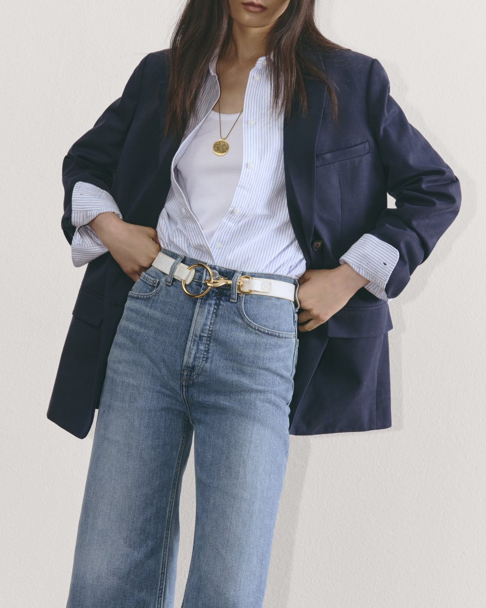 The Way-High® Sailor Jean in Tint Blue — detail view