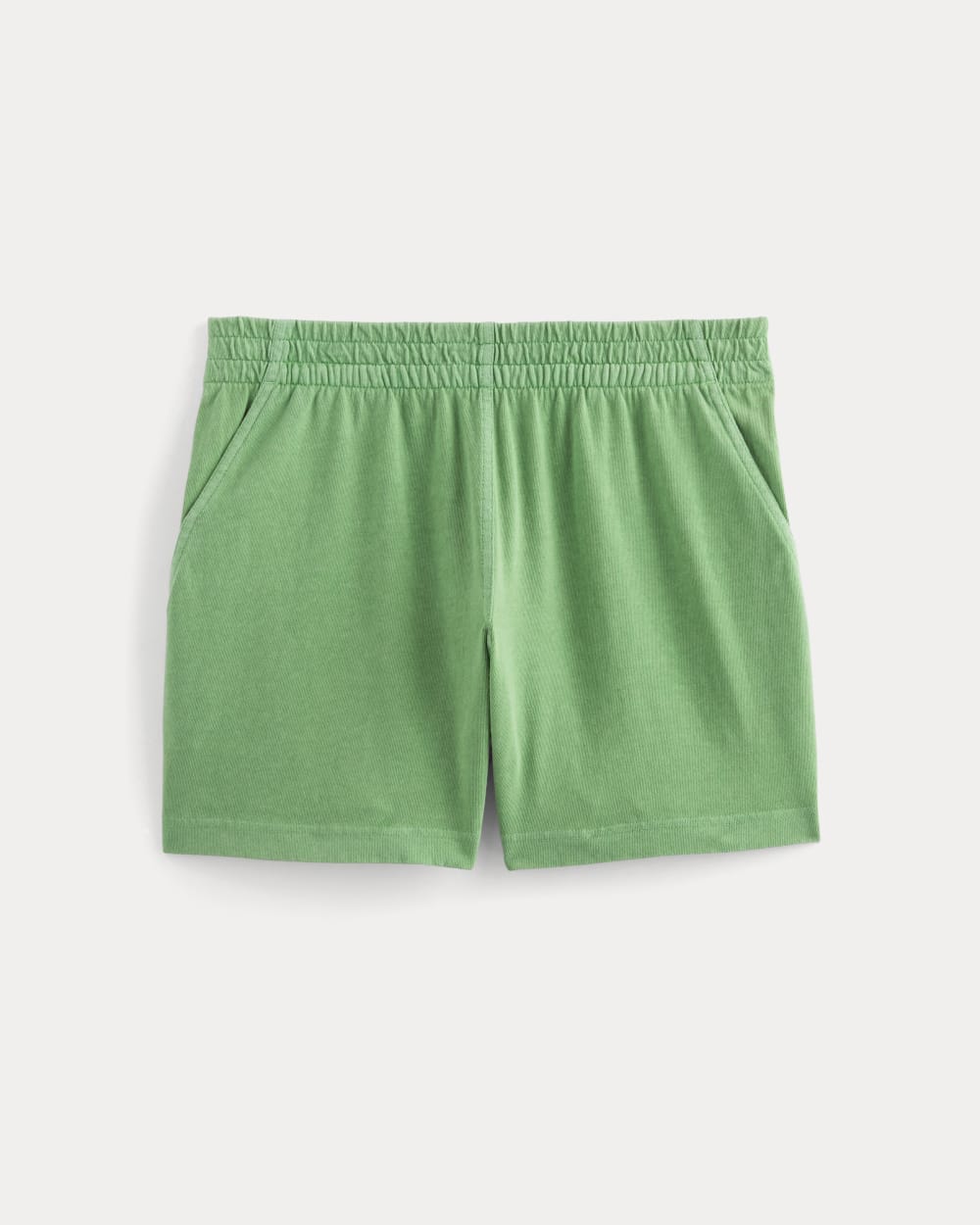 The Off-Duty Short in Green Garment Dye — alternate view