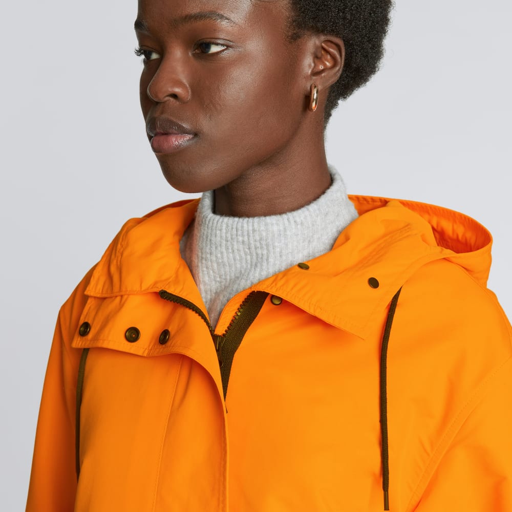 The Anorak in Turmeric — detail view