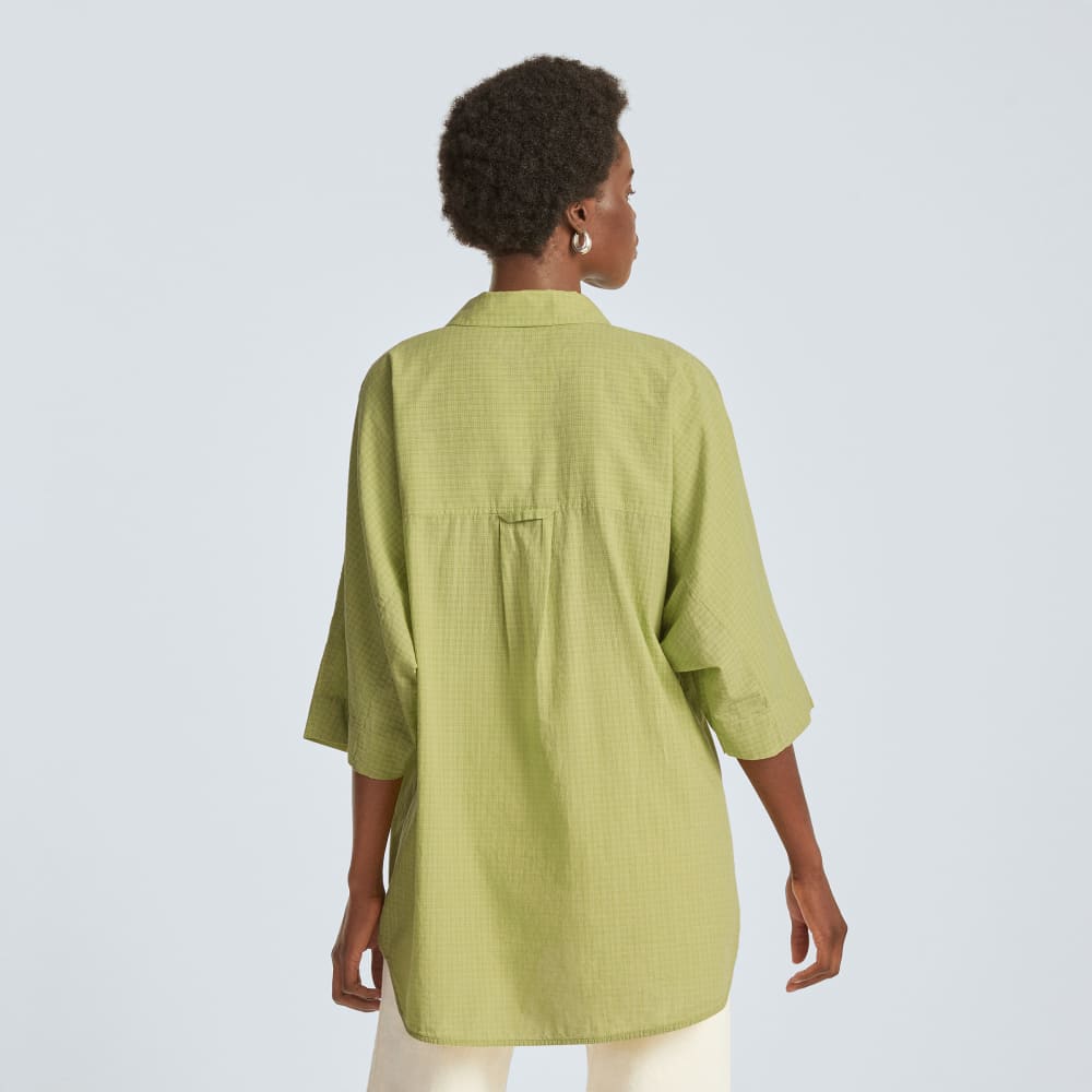 The Cotton Tourist Shirt in Pickled Pepper Plaid — detail view