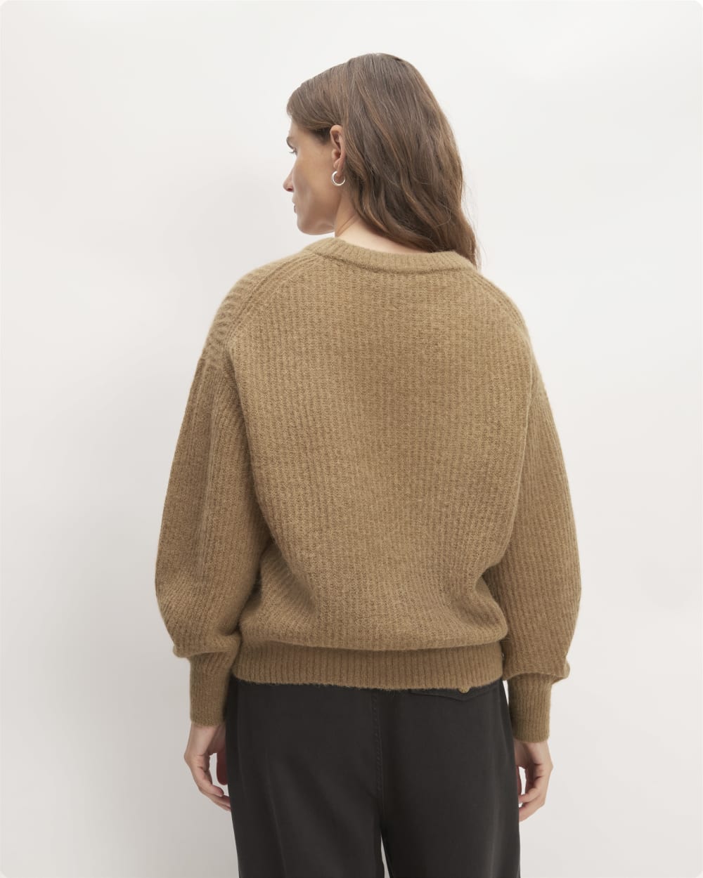 The Cocoon Crew in Alpaca in Tiger's Eye — detail view