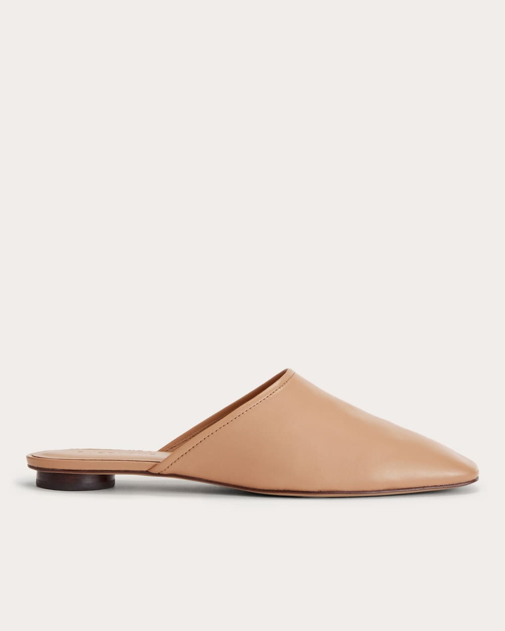 The Day Mule in Blush Tan — front view