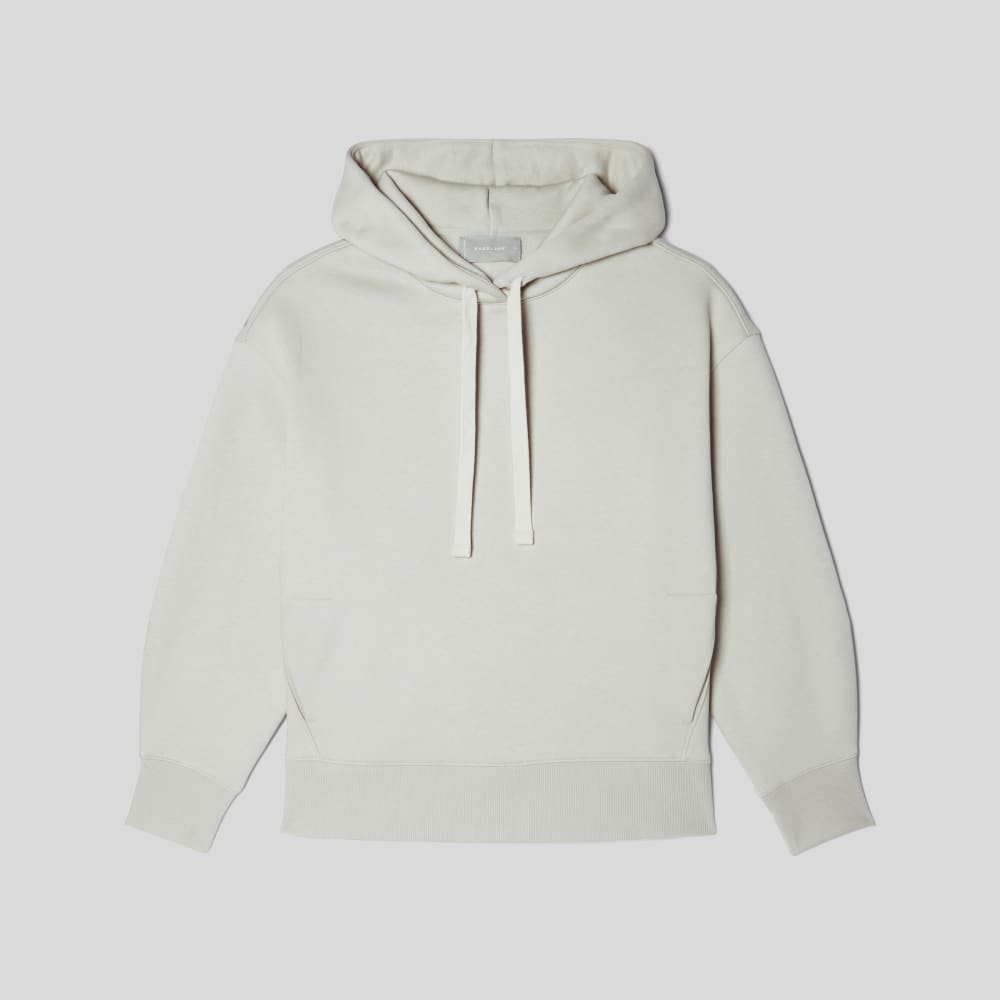 The ReTrack Hoodie in Pelican — alternate view