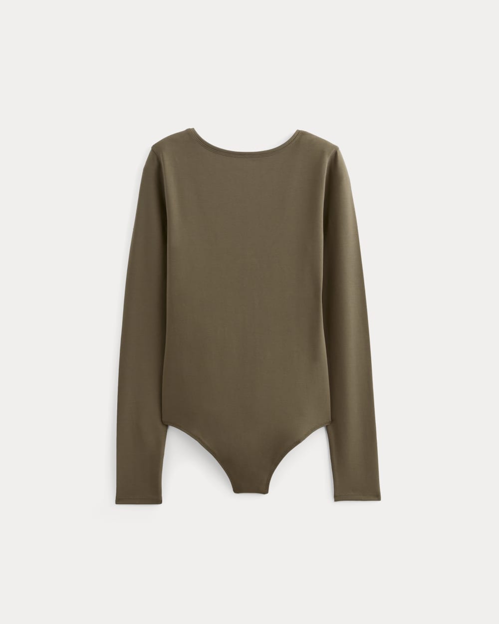 The Form Ballet Bodysuit in Deep Taupe — alternate view