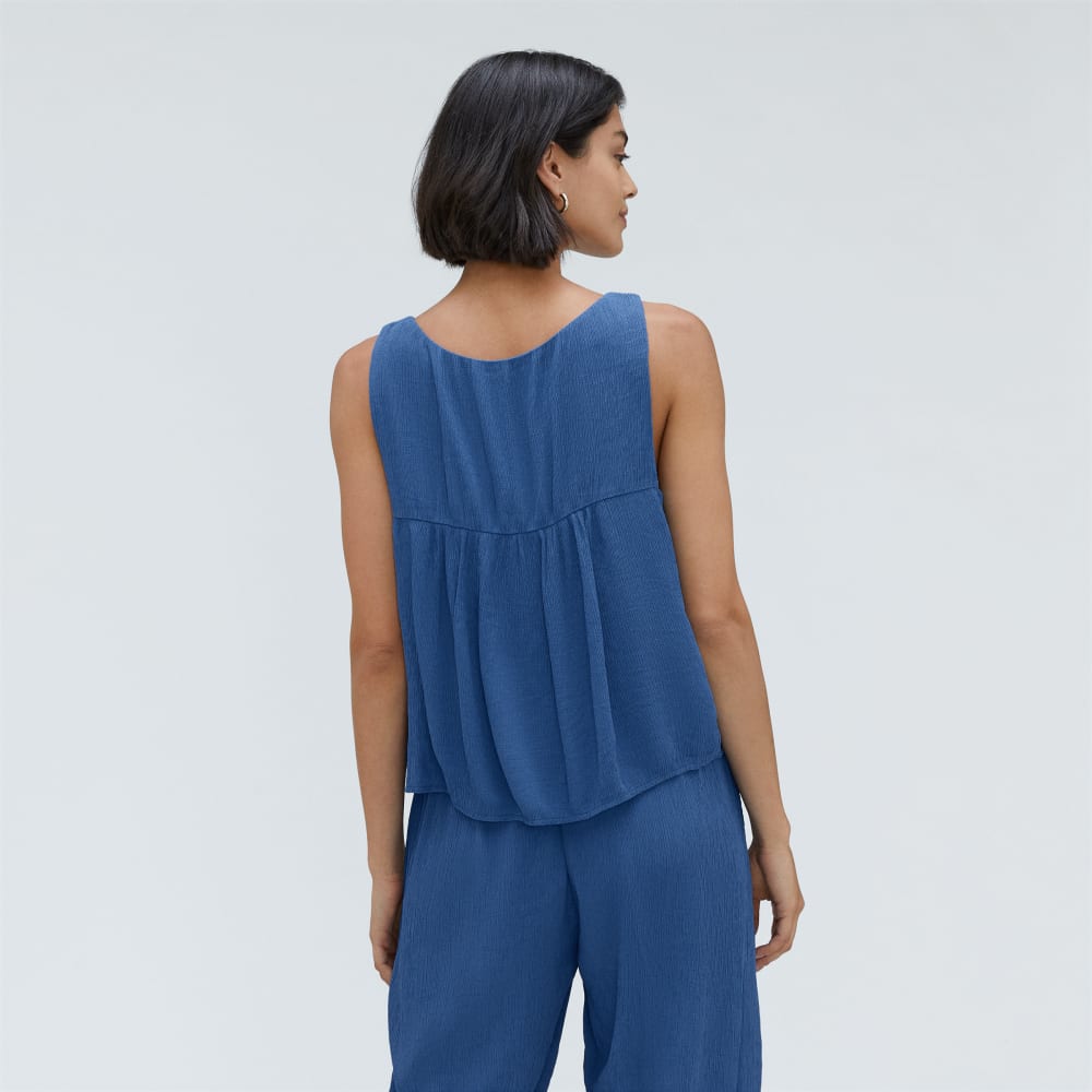 The Naia™ Ripple Tank in Deep Blue — detail view