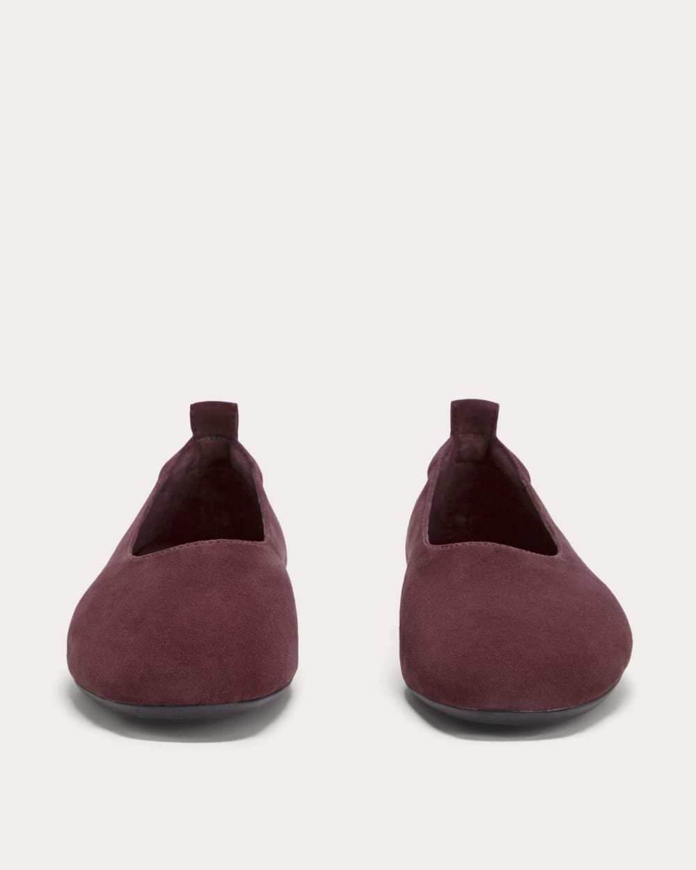 The Day Glove in Bordeaux Suede — detail view