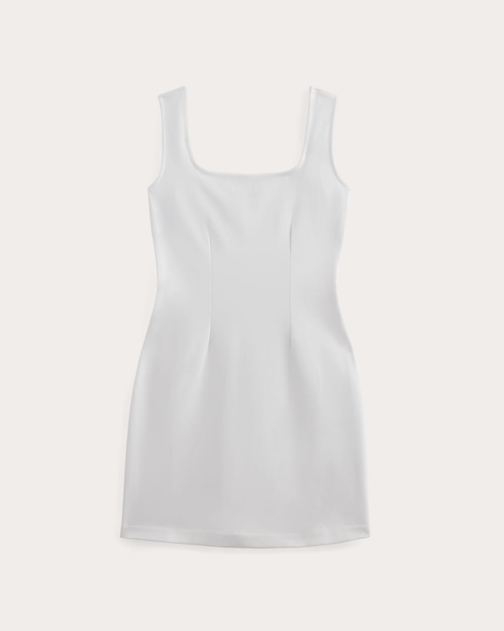 The Dream Square-Neck Dress in White — alternate view