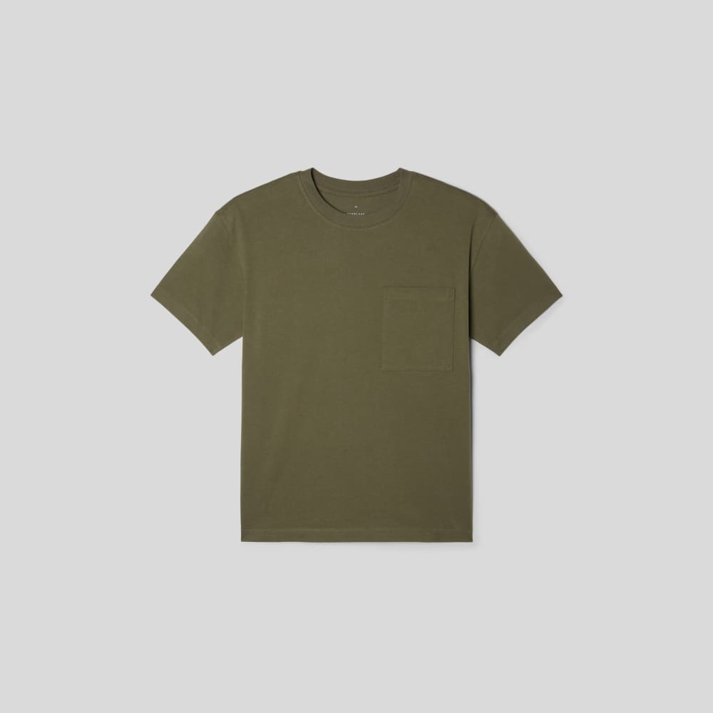 The Organic Cotton Relaxed Pocket Tee in Kalamata — alternate view