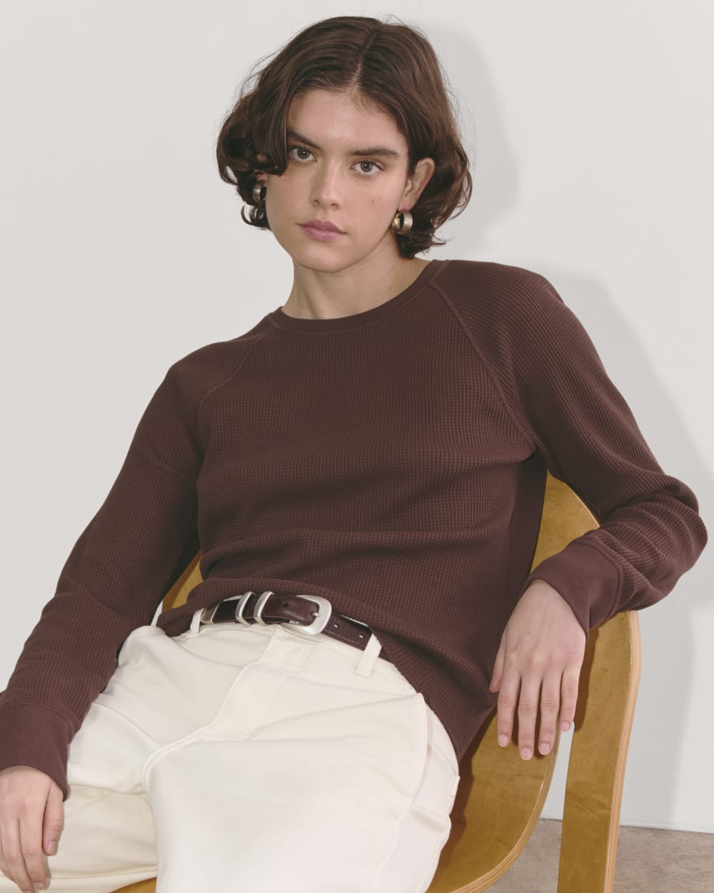 The Waffle Crew in Dark Mahogany — detail view