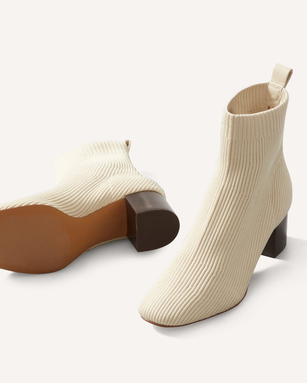 The Glove Boot in Bone — detail view