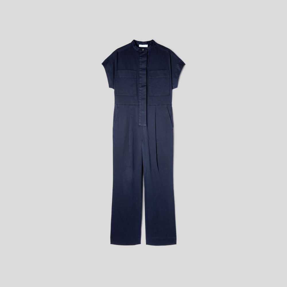 The Easy Workwear Jumpsuit in Navy — alternate view