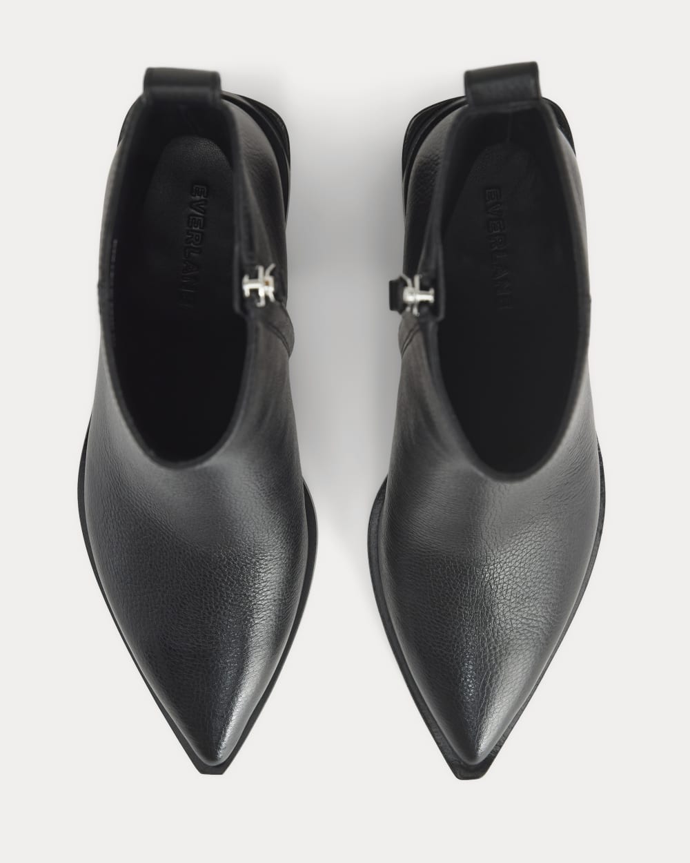 Studio Block Heel Boot in Black — detail view