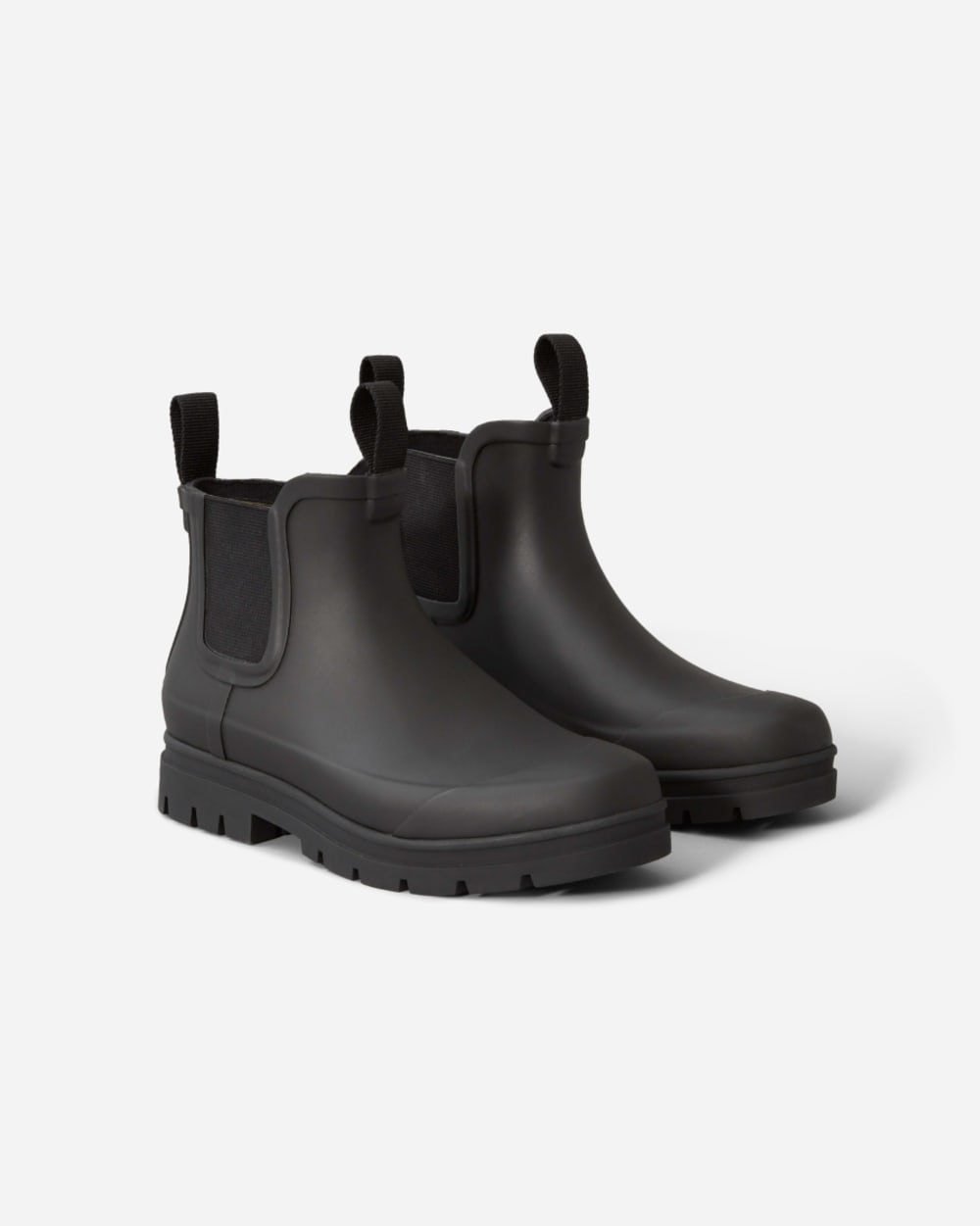 The Rain Boot in Black — detail view