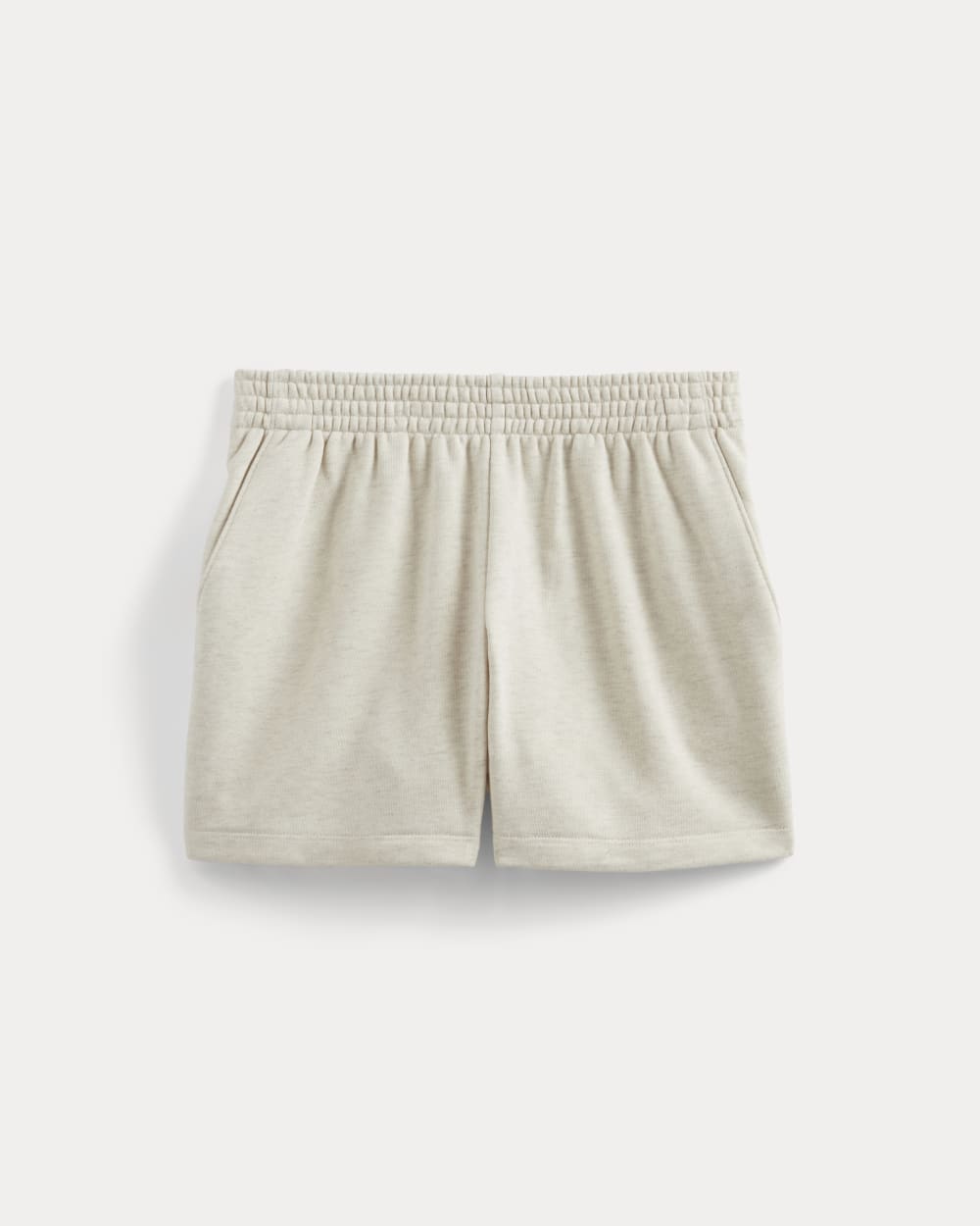 The Off Duty French Terry Short in Heathered Oat — alternate view