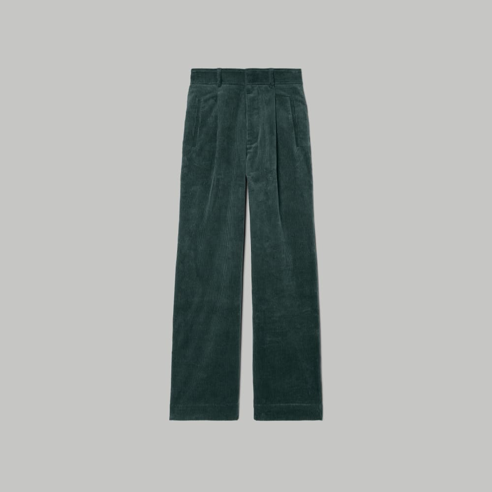 The Corduroy Way-High® Drape Pant in Evergreen — alternate view