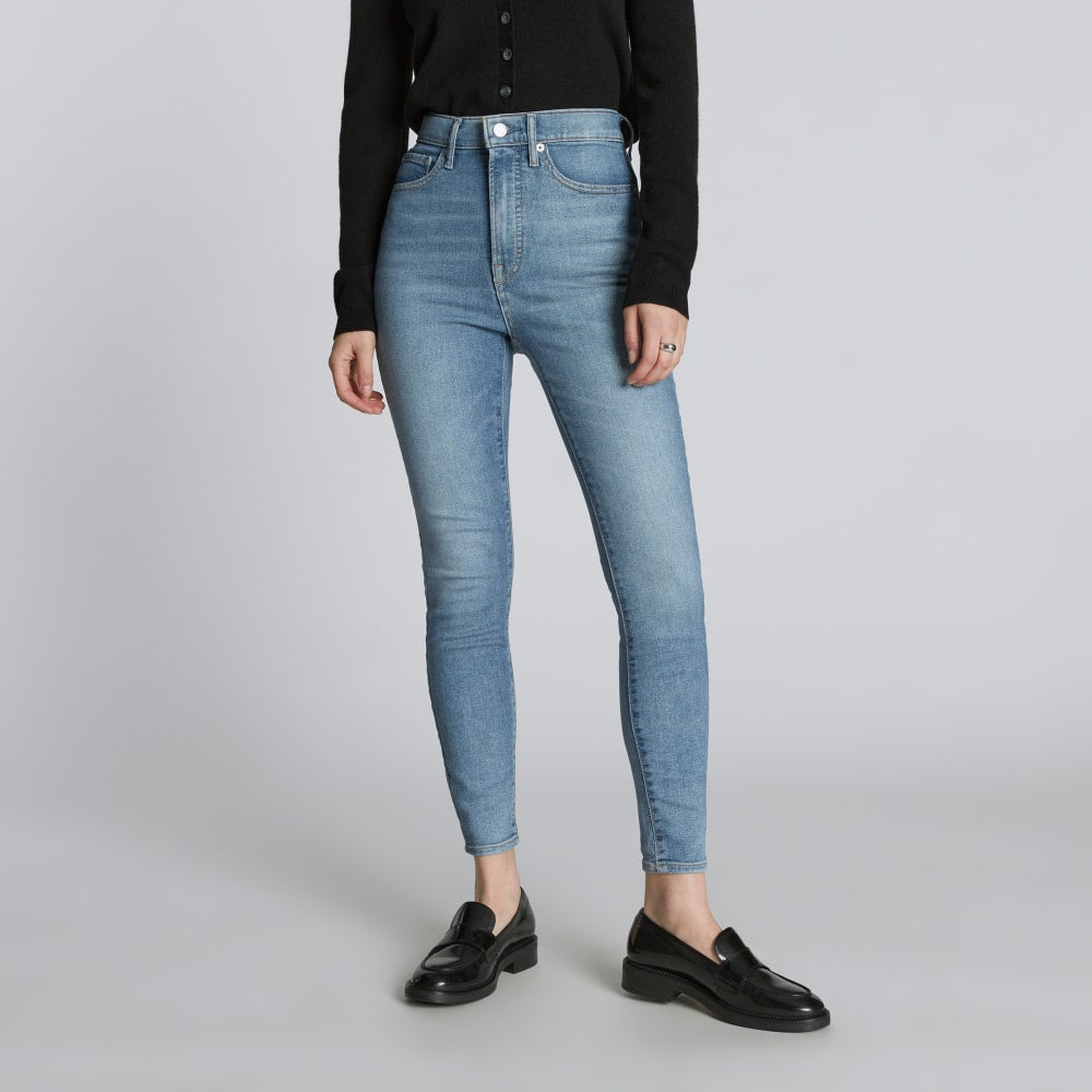 The Way-High® Skinny Jean in Faded Blue — detail view