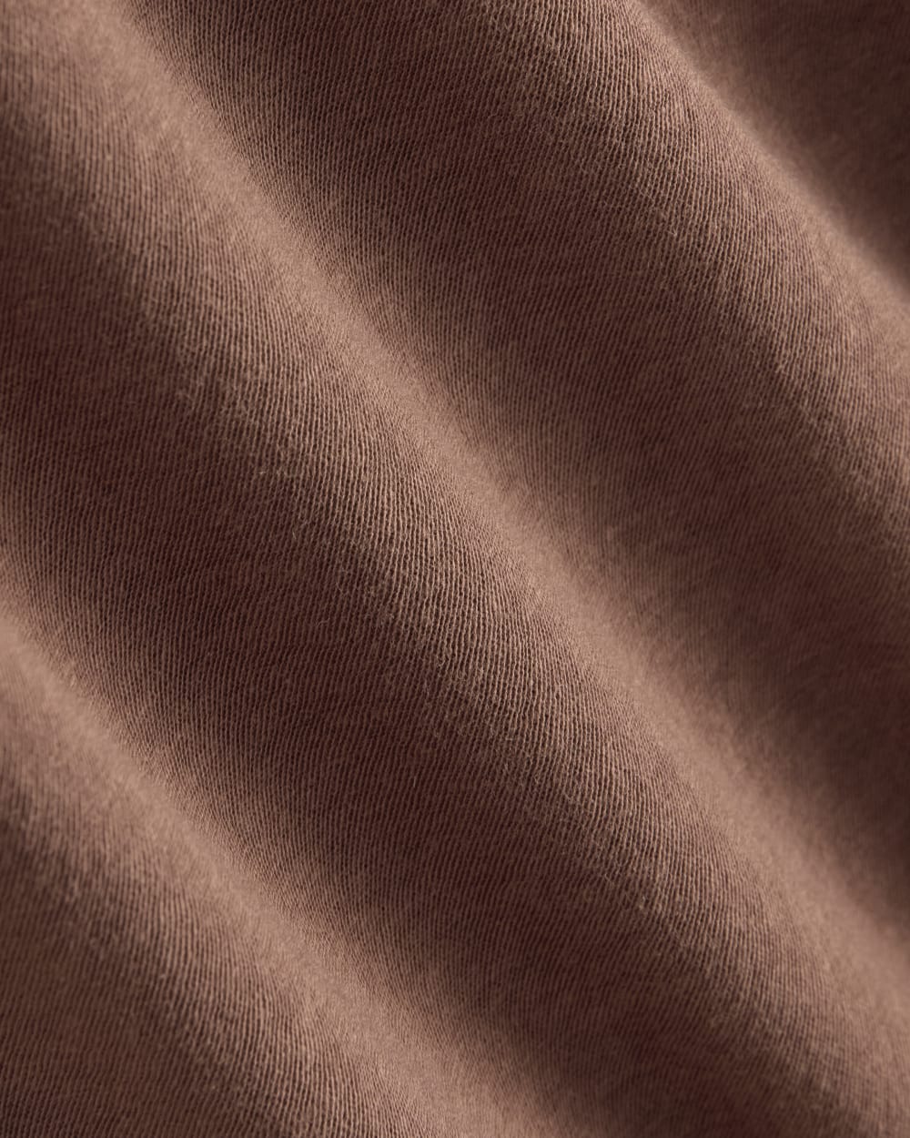 The Air Scoop-Neck Tee in Cedarwood — detail view