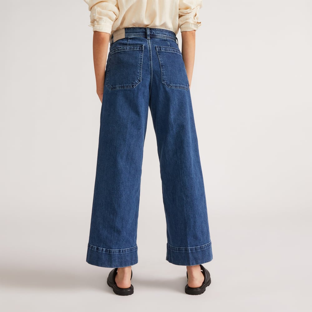 The Mariner Jean in Vintage Indigo — detail view