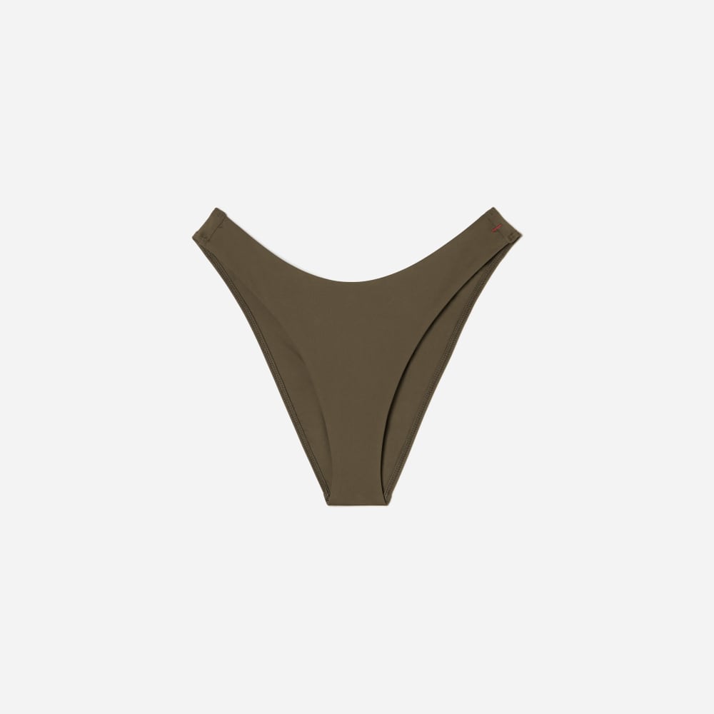The Thigh-High Bikini Bottom in Beech — front view
