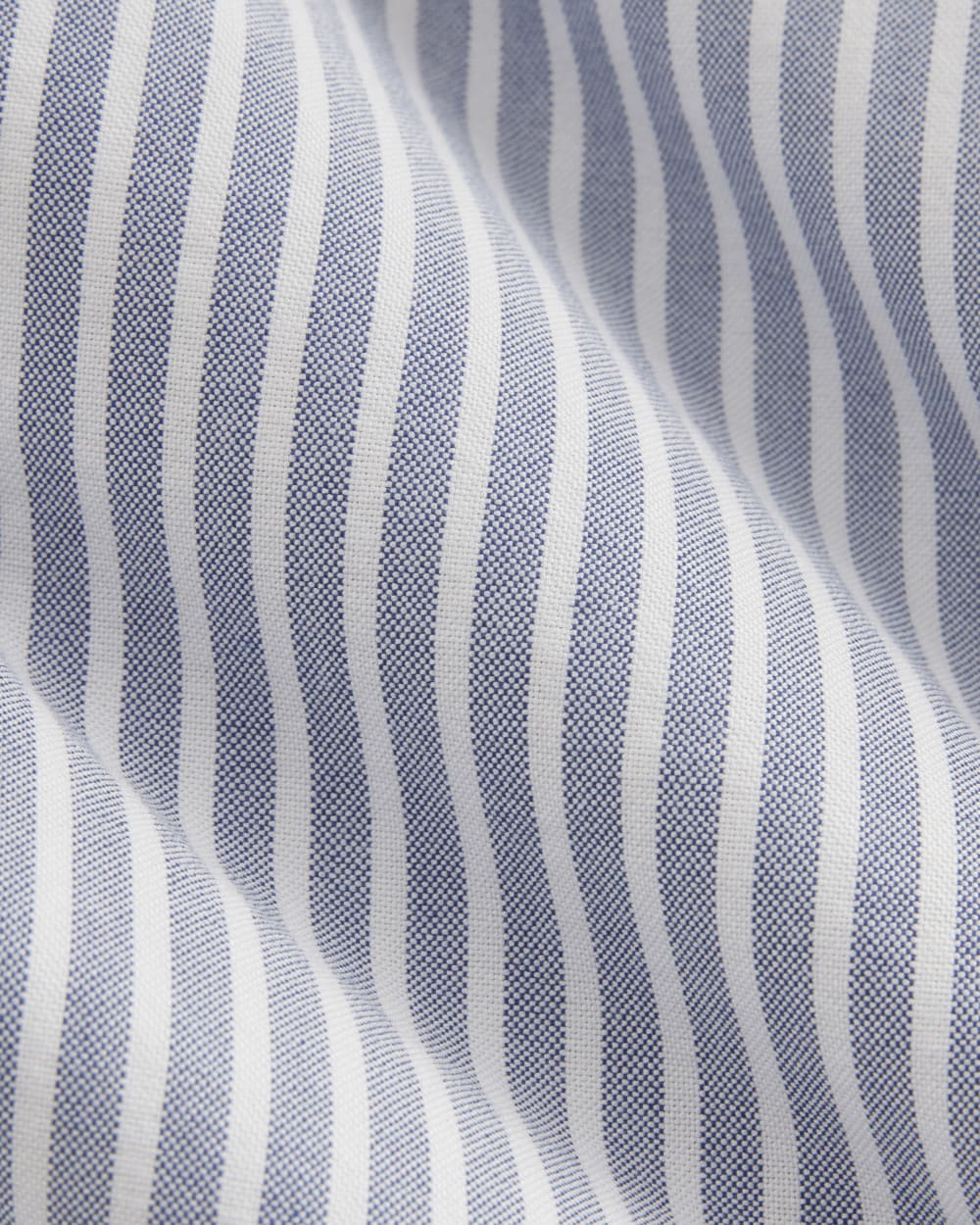 The Must-Have Oxford Shirt in Bone / Mazarine Blue — detail view