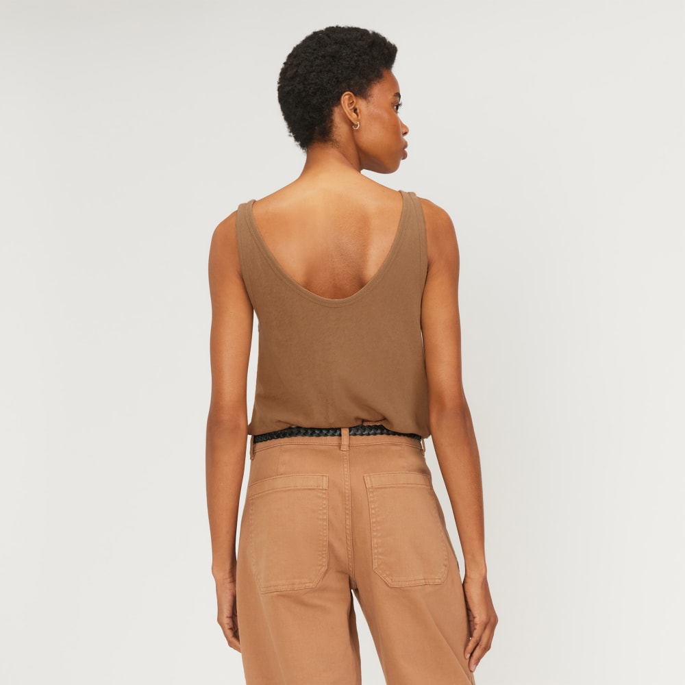 The Air Cami in Toasted Coconut — detail view