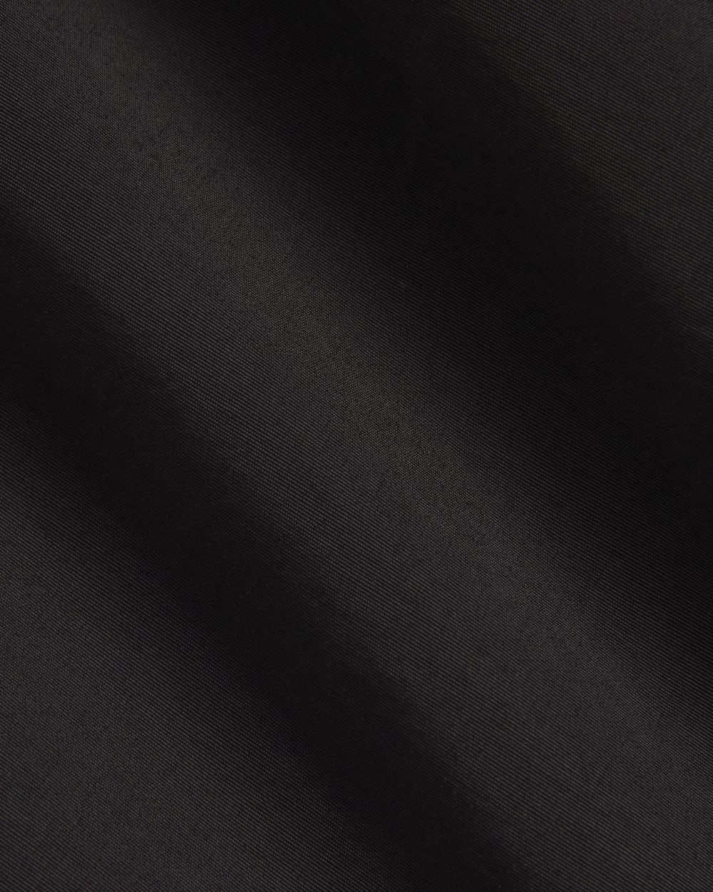 The Short Anorak in Black — detail view