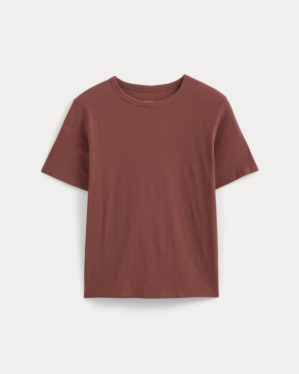 The Air Tee in Henna Red — alternate view