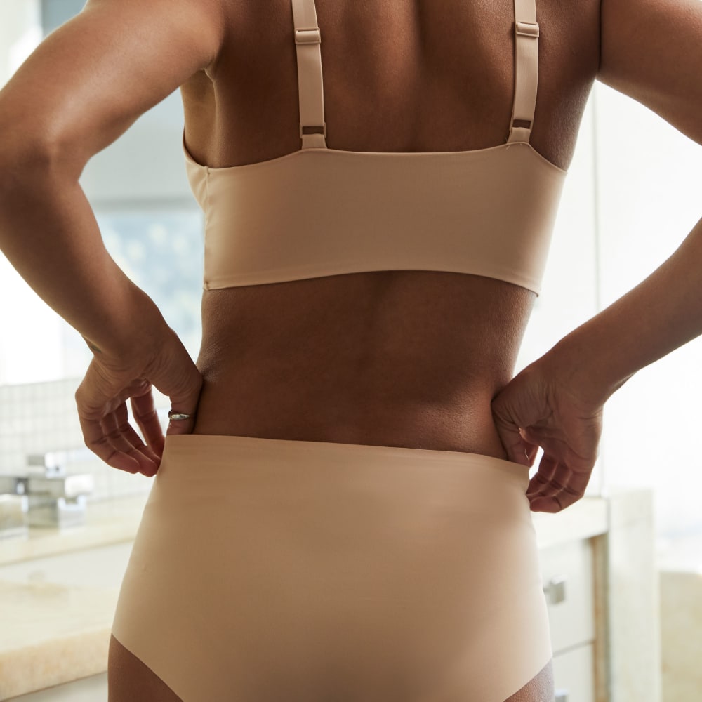 The Invisible High-Rise Hipster in Light Tan — detail view