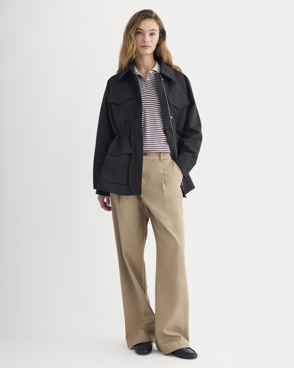 Field Jacket in Black — detail view