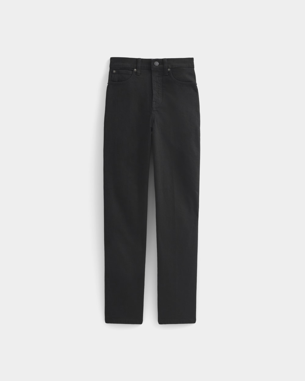 High-Rise Cigarette Jean in Black — alternate view