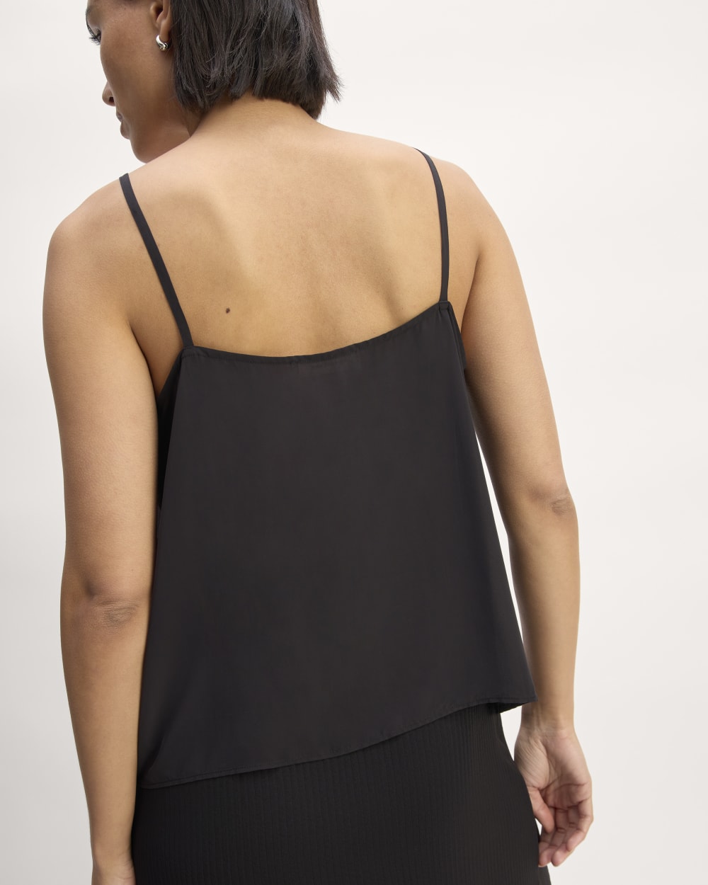 The Slip Cami in Black — detail view