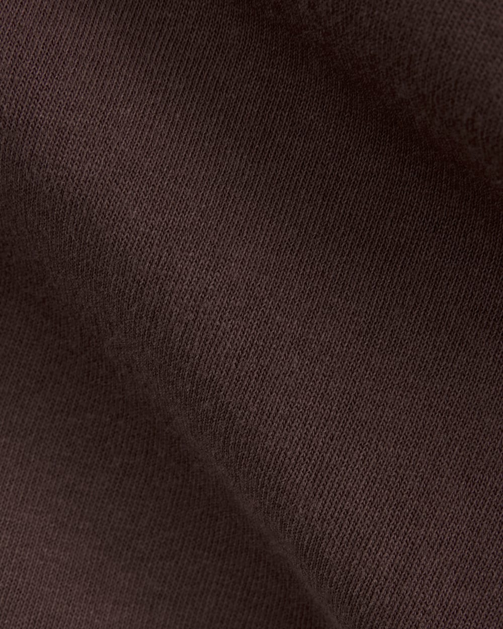 The Off-Duty Barrel Pant in Dark Mahogany — detail view