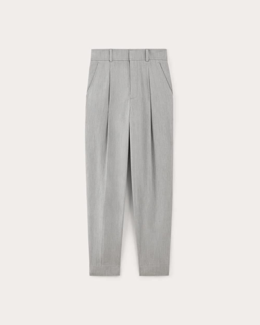 The Draper Tapered Pant in Buttersmooth in Heather Steel — alternate view