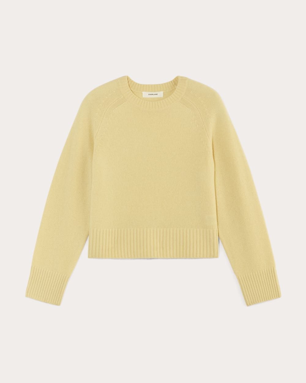 The Boxy Crew in Cashmere in Parsnip — alternate view