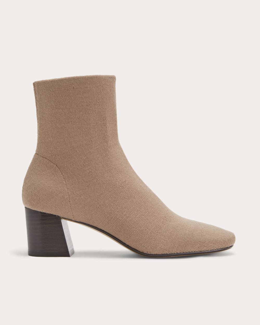 The Day Boot in ReKnit in Cinnamon Latte — front view